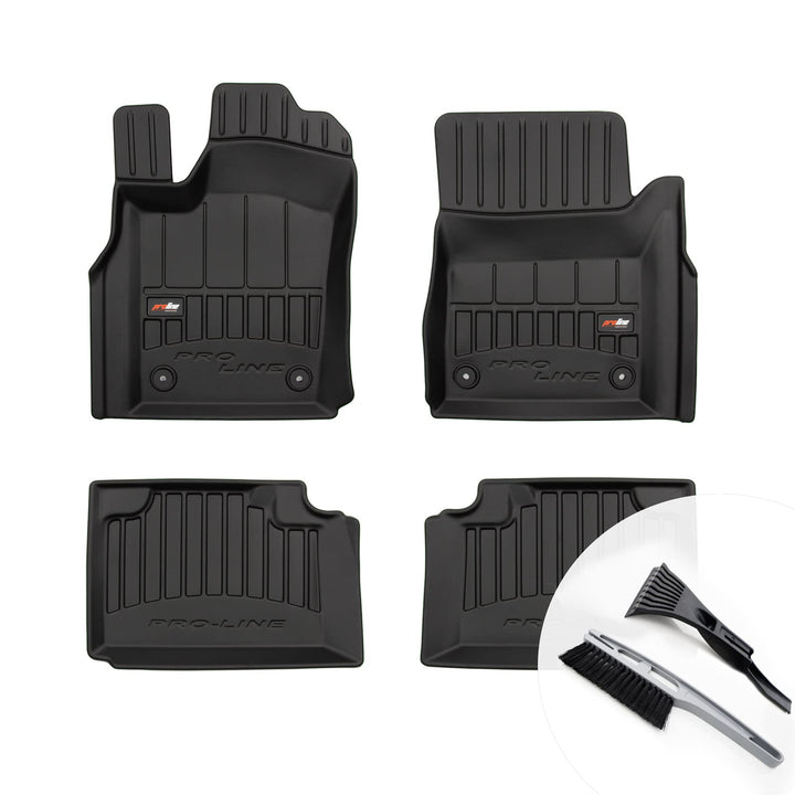 moto-MOLTICO 3D Gummimatten Auto Fussmatten Gummi Automatten 4-teilig Set - passend für Jeep Grand C