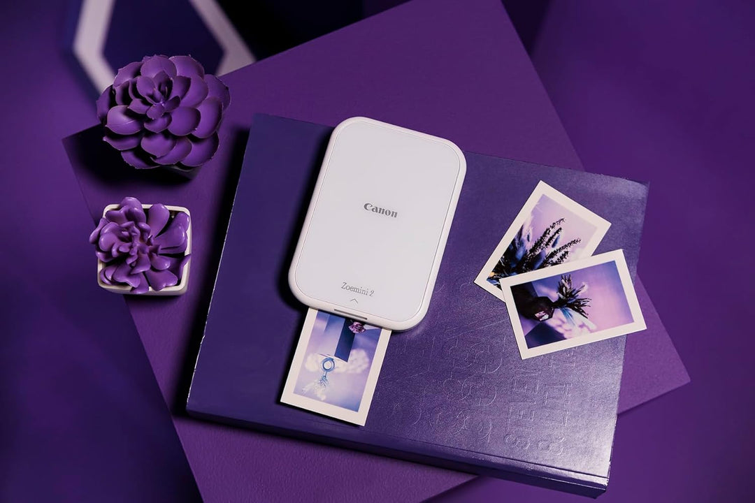 Canon Zoemini 2 Mini Fotodrucker mobil tragbar unterwegs Hosentasche (Fotodruck 5x7,6 cm, kabelllos,