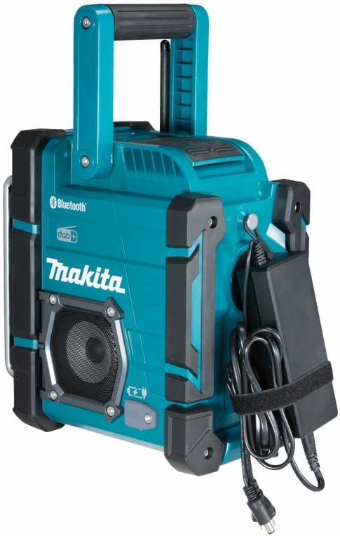 Makita Baustellenradio DMR116 - ohne Akku und Ladegerät - Auxiliary Blau,schwarz