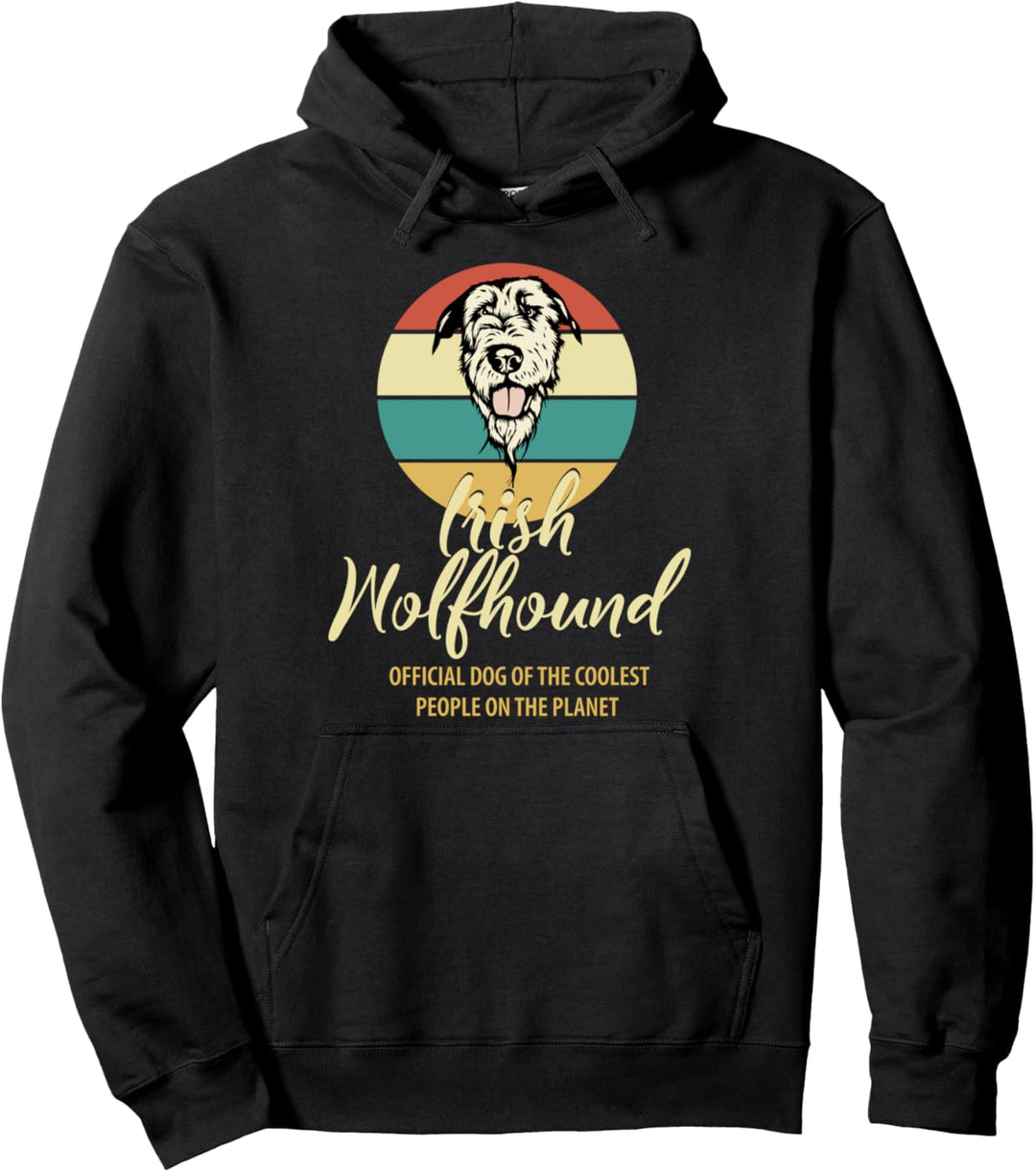 Stolzer Irish Wolfhound-Besitzer Shirt, Irish Wolfhound Welp Pullover Hoodie