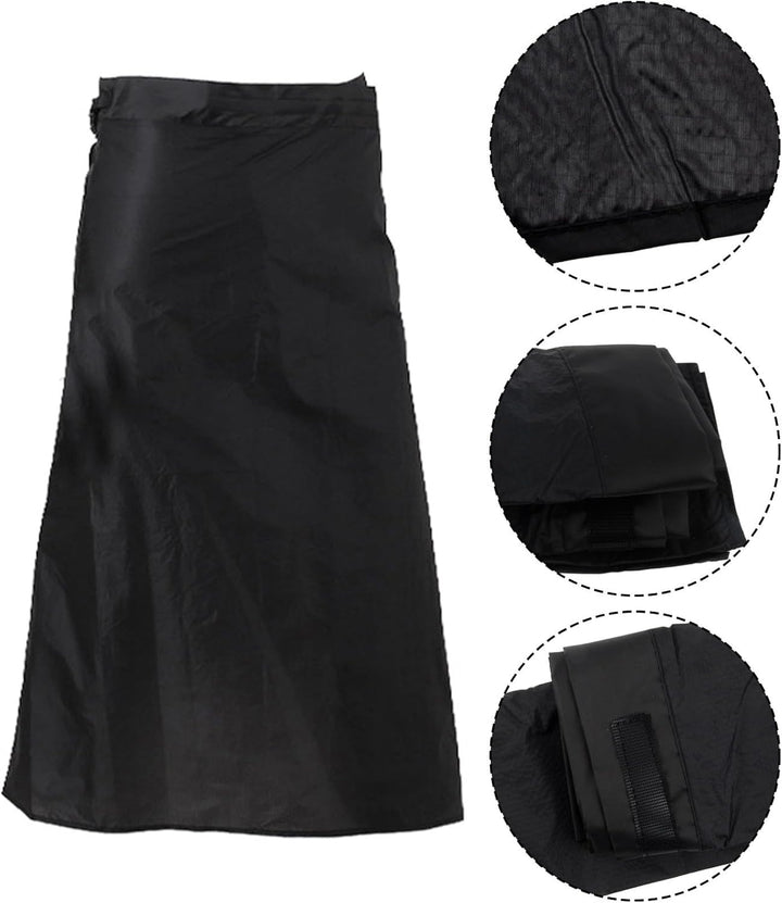 Ultraleichter, dünner Regenrock, wasserdicht, leicht, 15D-Nylon, Kilt-Regenhose, Wandern, multifunkt