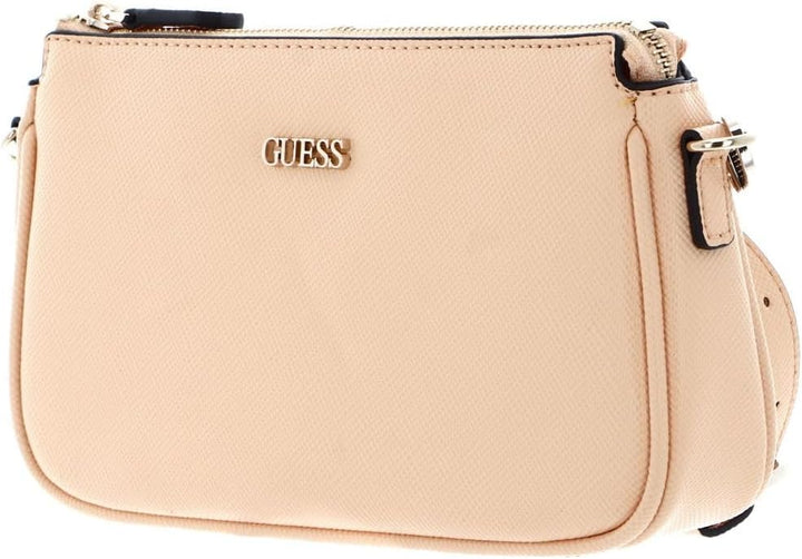 Guess Noelle DBL Pouch Crossbody apricot cream