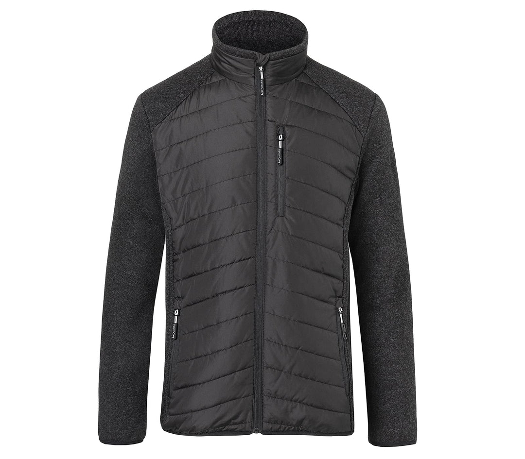 KÜBLER Workwear KÜBLER WEATHER Hybridjacke schwarz, Grösse S, Unisex-Hybridjacke aus Mischgewebe, fu