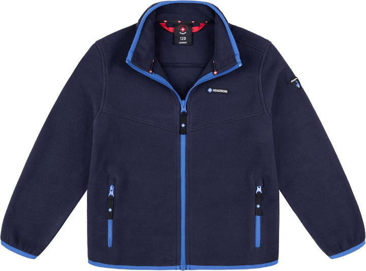 Höhenhorn Leggon Kinder Fleece Jacke Jungen Mädchen Full Zip Outdoor Freizeit 164 Dunkelblau/Blau, 1
