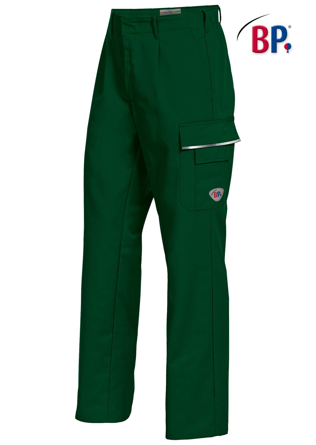 BP 1605-559-74-52l Arbeitshosen, mit elastischem Rückenteil, 245,00 g/m² Stoffmischung, mittelgrün,