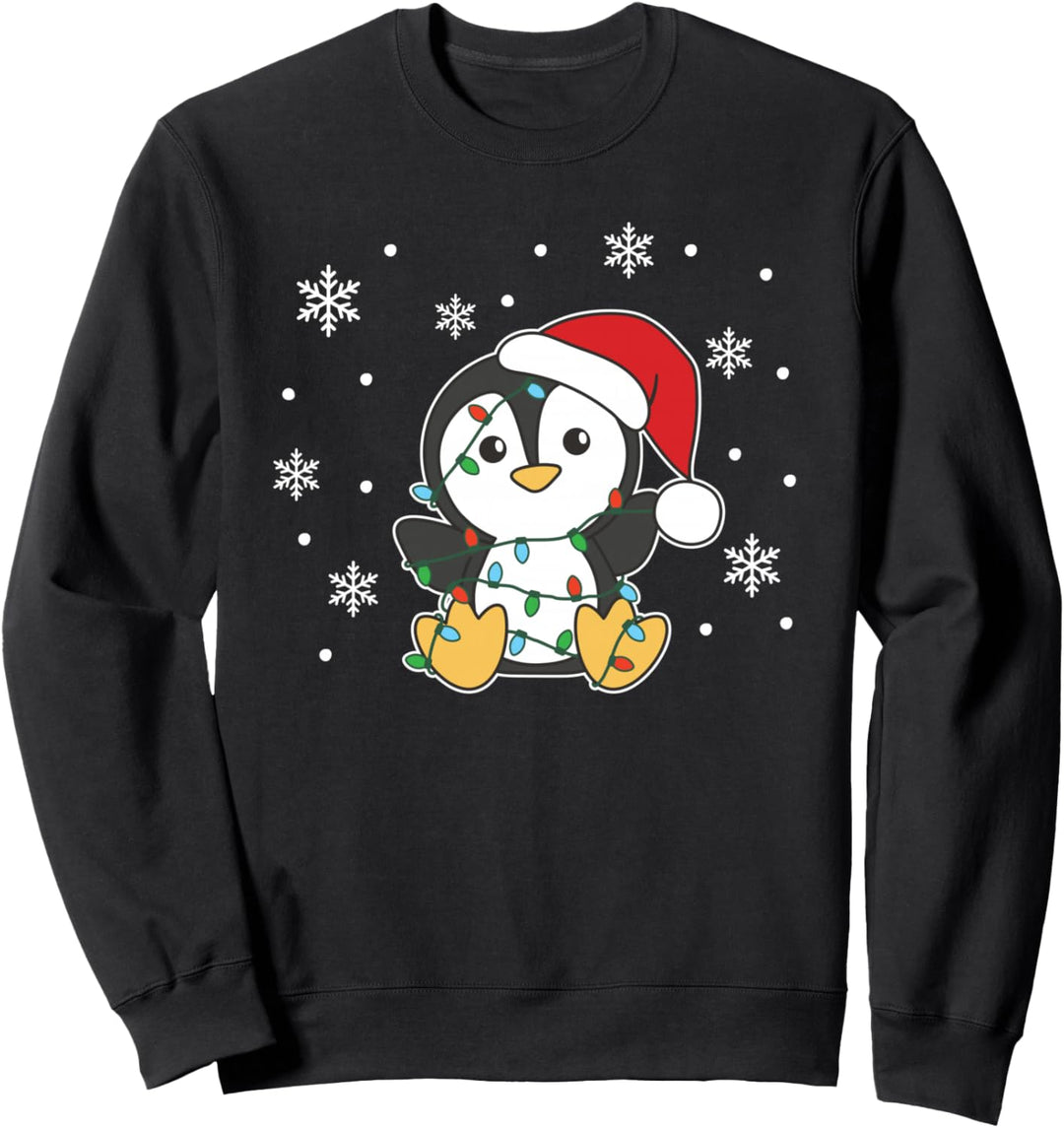 Pinguin Fröhliche Weihnachten Winter Pinguine Weihnachten Sweatshirt