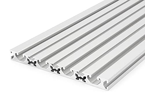 Aluminiumprofil 160x16L I-Typ Nut 8 (leicht), silber eloxiert. Aluminium Profil 160x16 Alu Profil 16