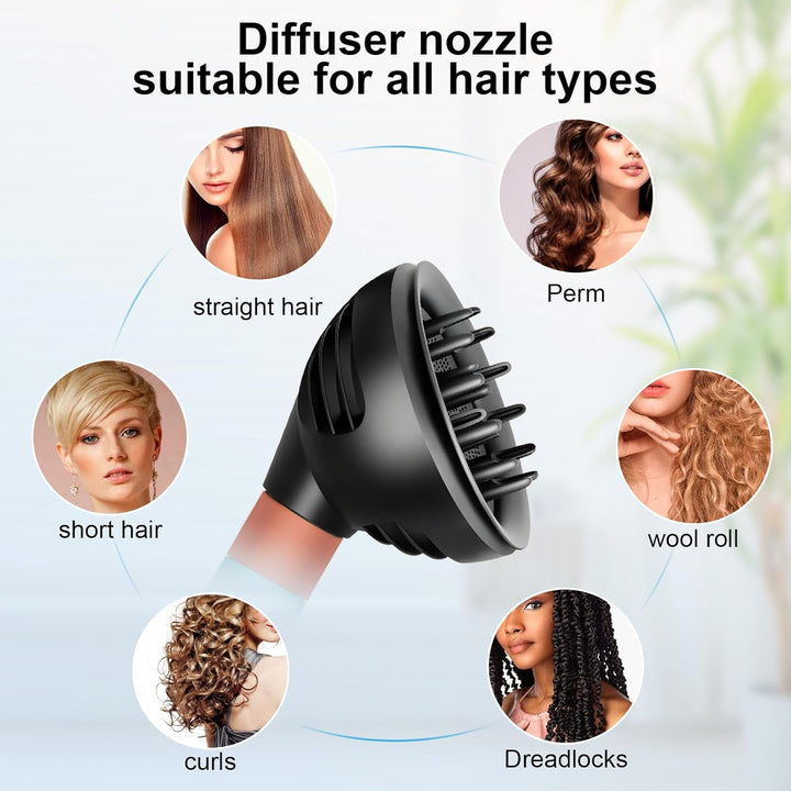 Diffusor aufsätze für Dyson Airwrap HS05 HS01 HS08, Wellen und Locken Diffusor für Dyson Airwrap Auf