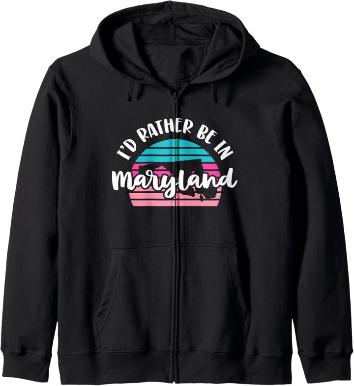 I'd Rather Be In Maryland Kapuzenjacke