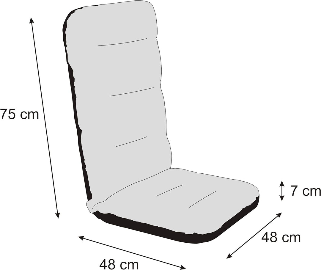 Stuhlauflagen für Gartenmöbel Sitzpolster für Hochlehner Gartenmöbelauflagen, Chair,Gartenstuhl-Aufl