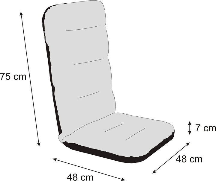 Stuhlauflagen für Gartenmöbel Sitzpolster für Hochlehner Gartenmöbelauflagen, Chair,Gartenstuhl-Aufl