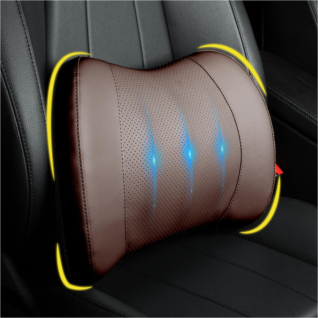Lofty Aim Lendenstützkissen für Auto, Rückenstütze für Autositz beim Fahren | Memory Foam Lendenstüt