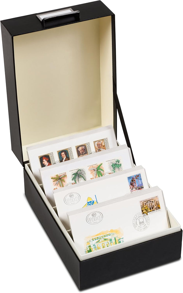 Leuchtturm 347923 Archivbox Logik | Für Objekte bis zum Format 170x120 mm (DIN C6) | Für z.B. Postka