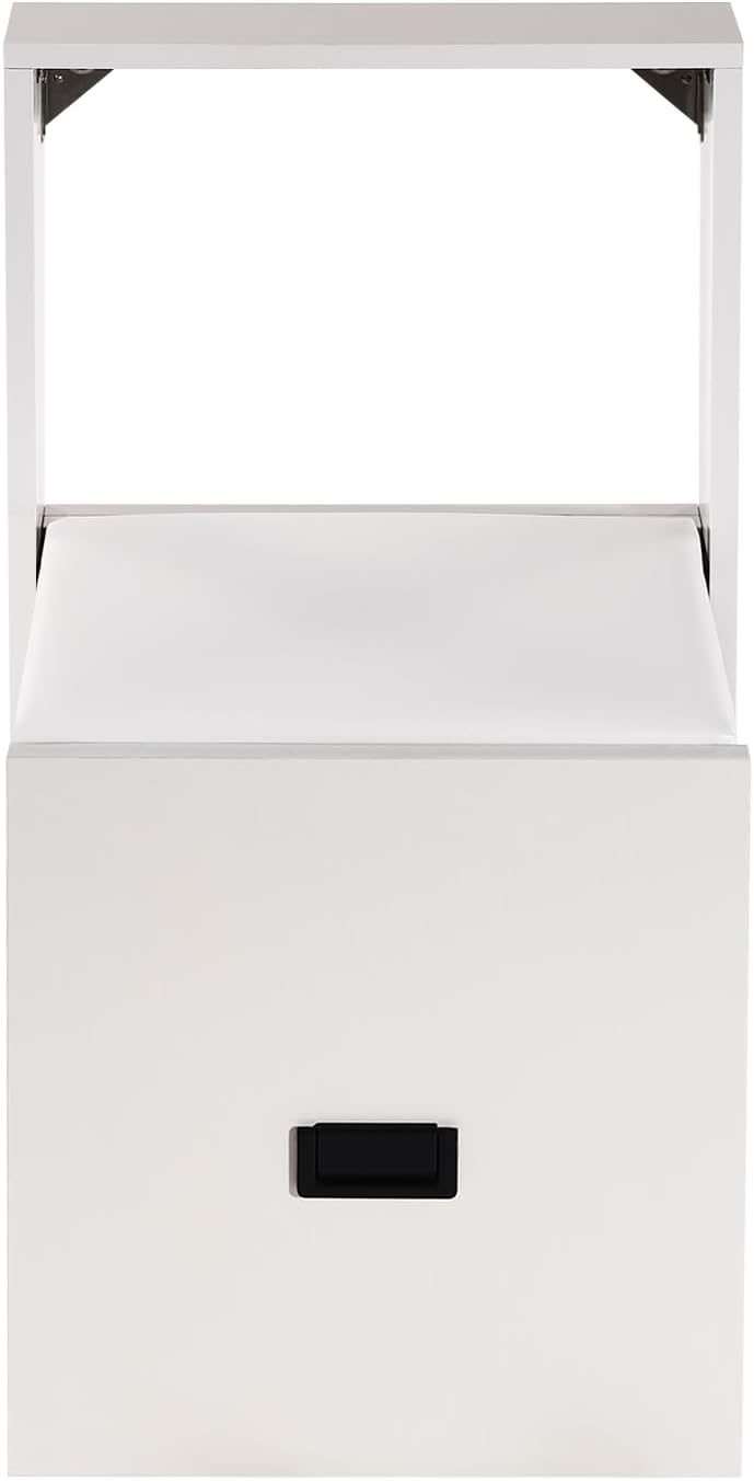 Wandklappstuhl, 35.5x36.5cm Klappsitz Wand, Wand Klappstuhl 150kg Gesamtbelastbarkeit, Wand Montiert