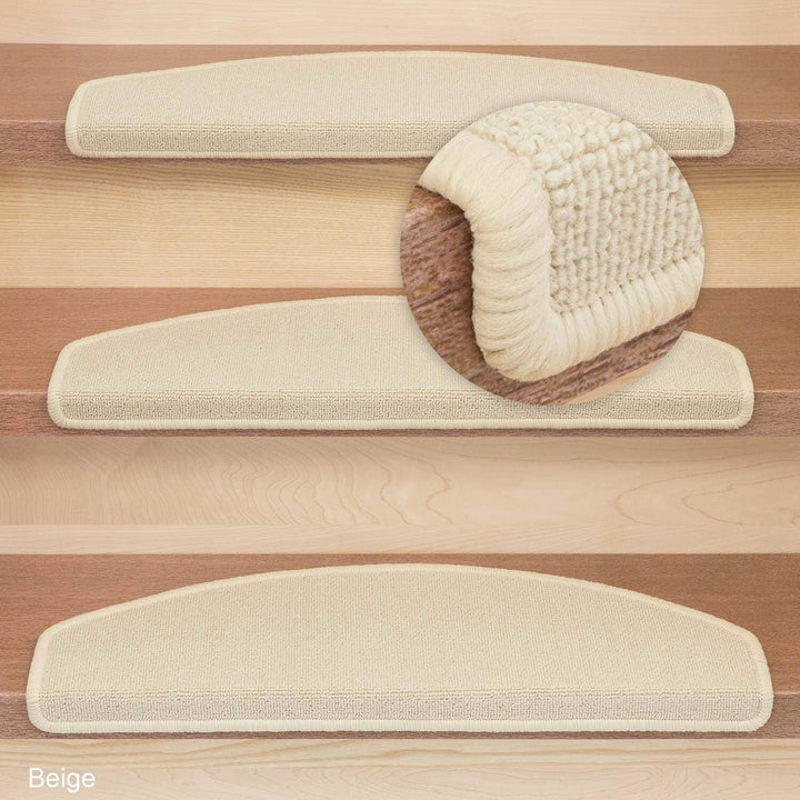 Kettelservice-Metzker Stufenmatten Ariston Beige im 15er Set inkl. Schmutzfangmatte in grau 15 Stück