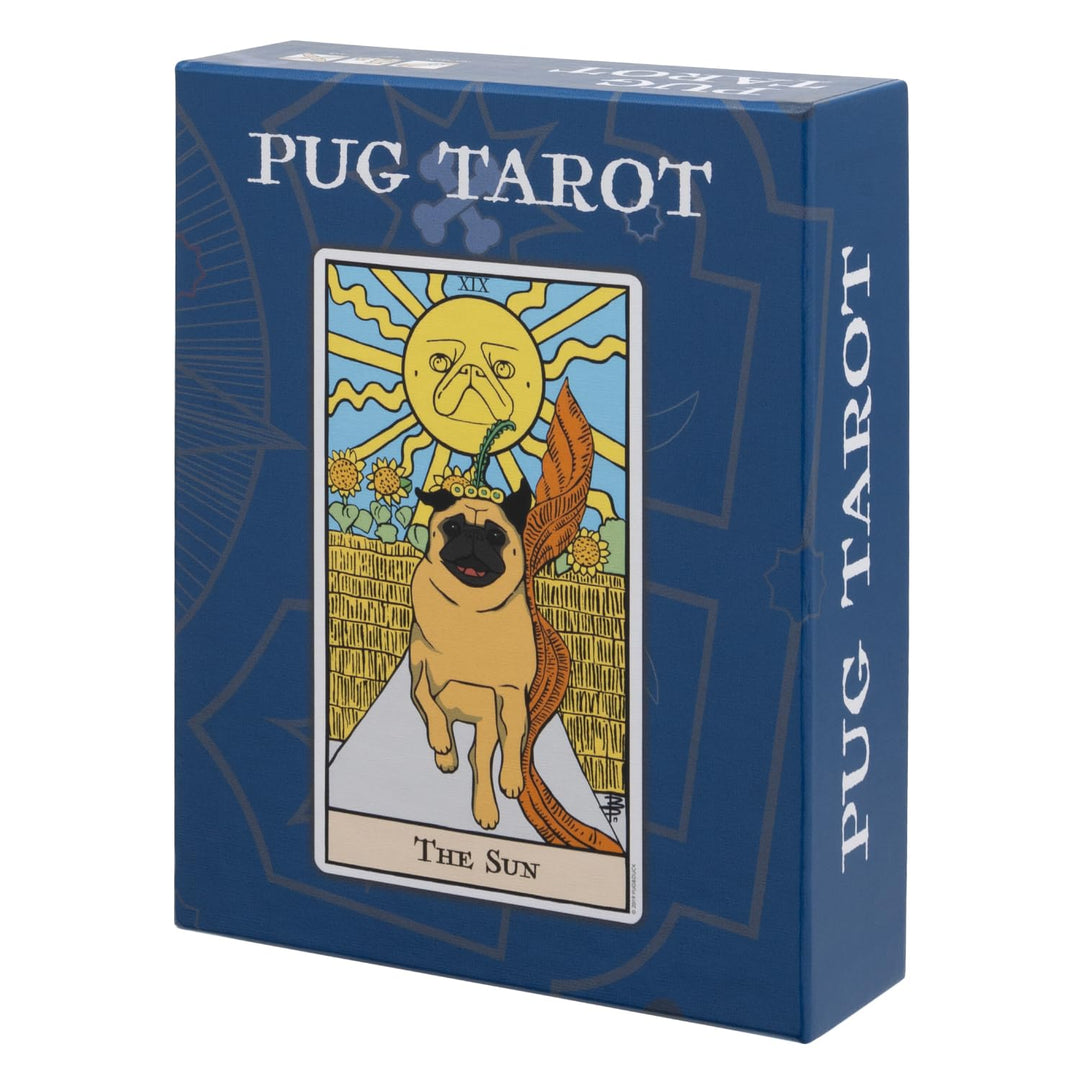 Thames & Kosmos Mops-Tarot, Tarotkarten mit lustigen Hunde-Illustrationen, einfach zu bedienendes Ta