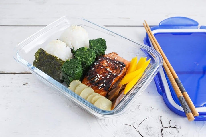 Pyrex Cook & Go Lunchbox, 3 Stück, gleiches Fassungsvermögen (3 x 0,8 l, rechteckig) 3 x 0,8L - rect