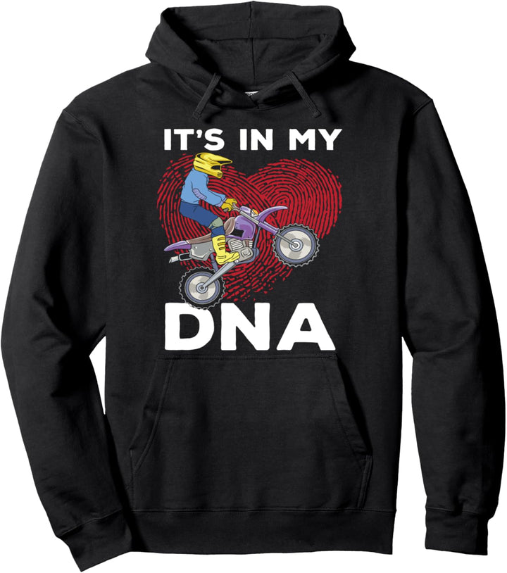 Motocross Herz-Lustige Motocrossfahrer Sprüche Witze Liebe Pullover Hoodie