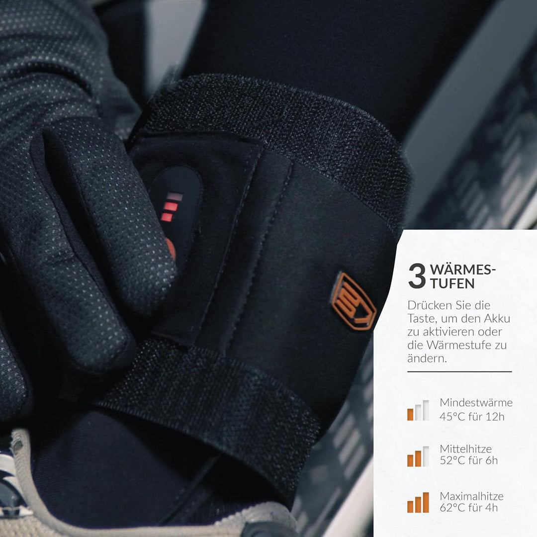 30seven Beheizbare Einlegesohlen Mit Akku Für Warme Füsse, Männer Und Frauen, Passt In Jedem Schuh u