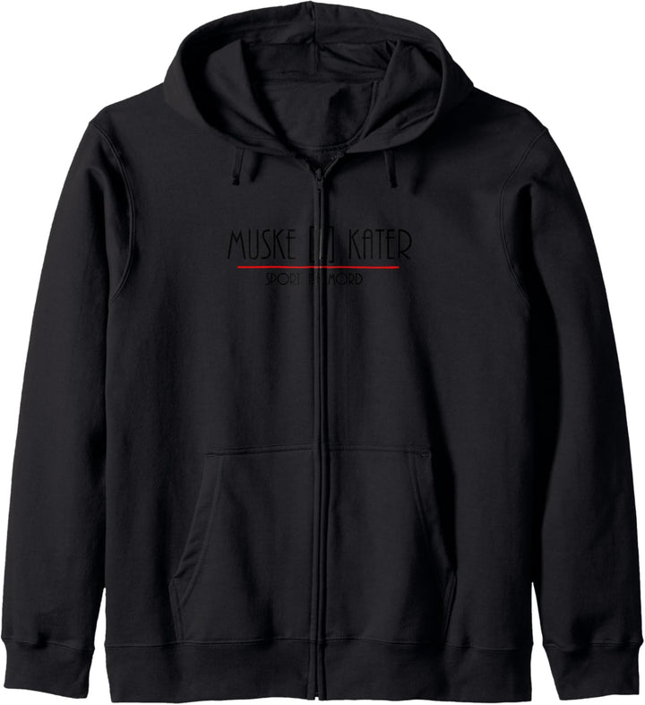 MUSKELKATER - Geschenk - Sport ist Mord Idee | Kapuzenjacke