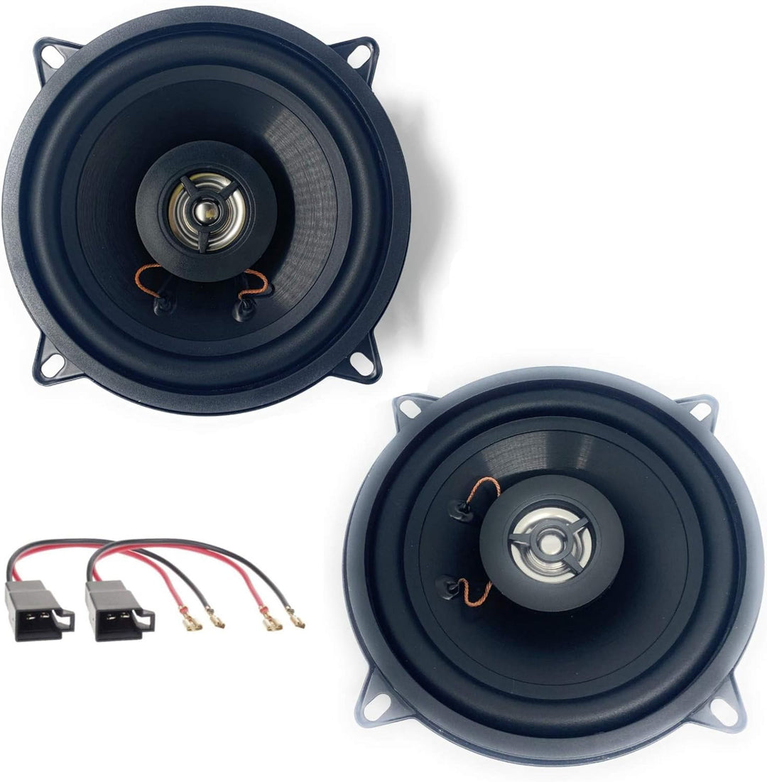 Sound-way 2 Wege Lautsprecher Einbauset Speakers Autoradio kompatibel mit Renault Megane, Modus, Sce