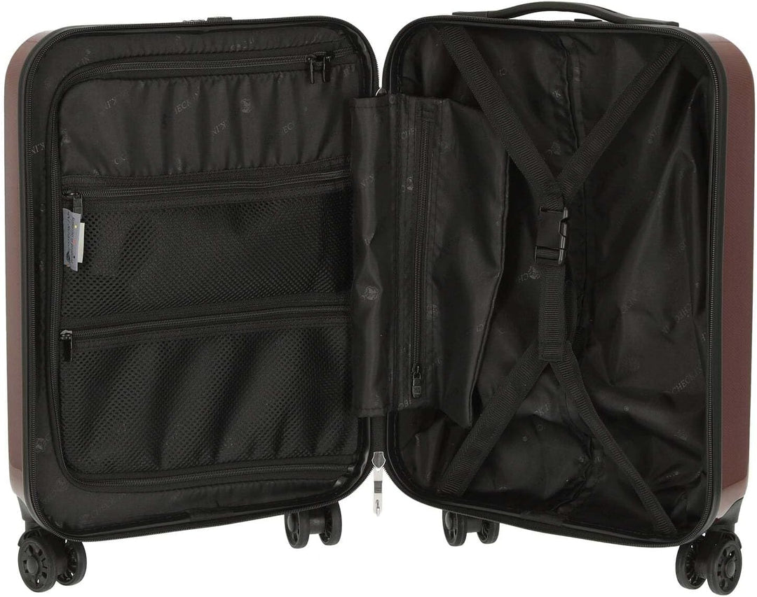 CHECK.IN London 2.0 4-Rad Kabinentrolley 55cm rot