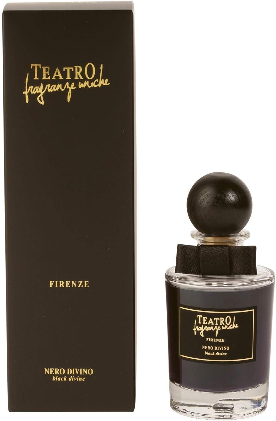 Teatro Fragranze Uniche Schwarz Divino - 100 ml mit Stäbchen - 2019