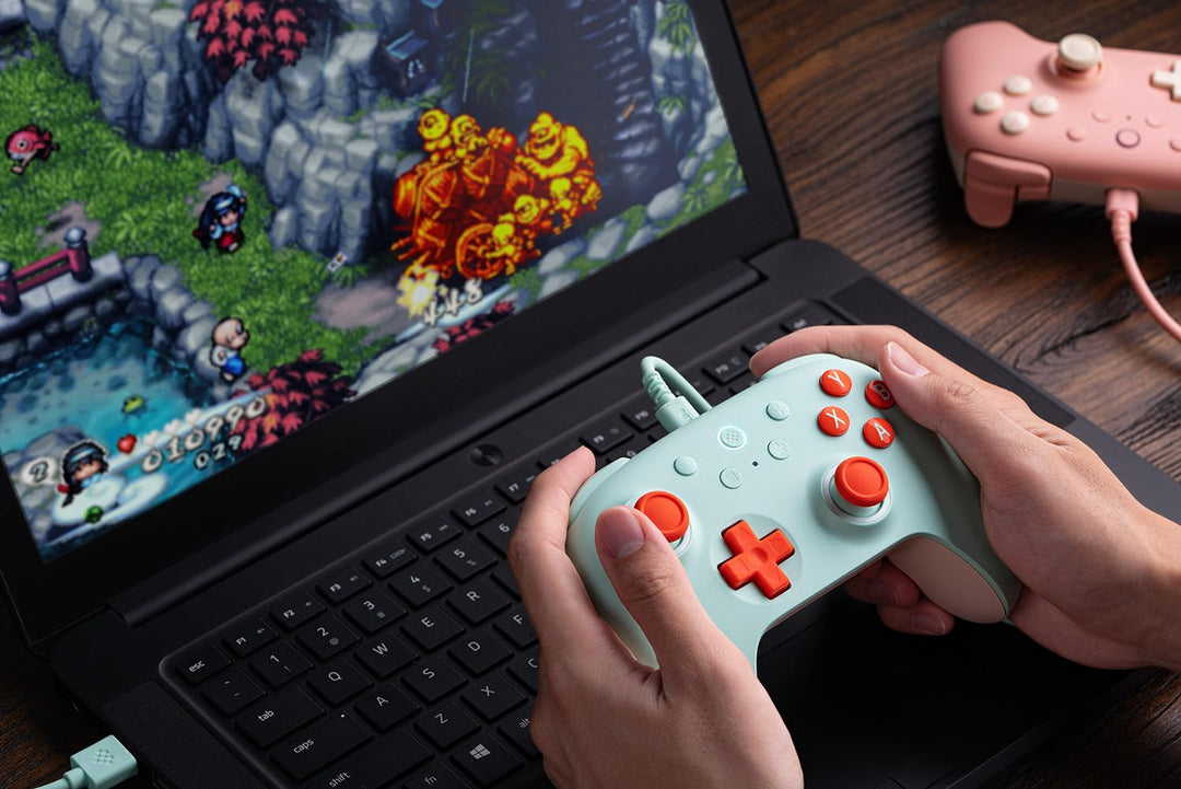 8Bitdo Ultimate 2C Wired Controller for Windows PC and Android, with 1000Hz Polling Rate, Hall Effec