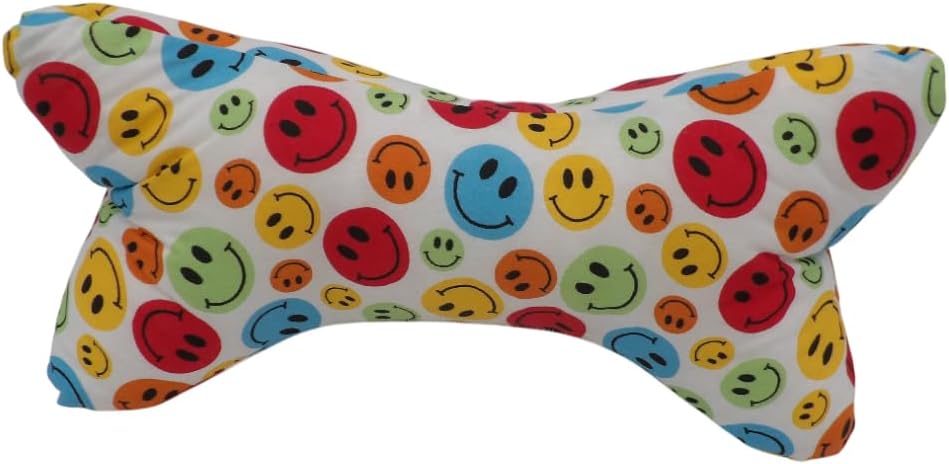 Manufaktur Martinshof Leseknochen Smiley, Nackenkissen, Nackenknochen, Nackenrolle,Lesekissen, Lesek