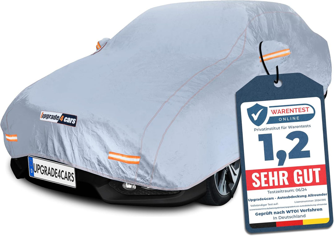 Upgrade4cars Autoabdeckung Outdoor Vollgarage | Auto Abdeckplane Komplett für alle Jahreszeiten | Au