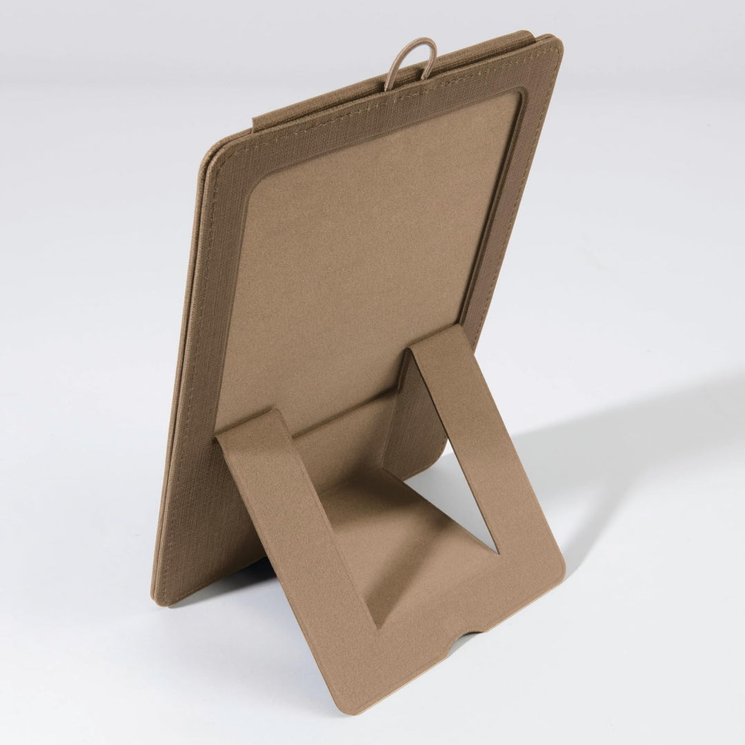 SIGEL KB121/5 Klemmbretter A5, beige, mit Aufstellfunktion, 5er Pack, stabile, stylische Clipboards