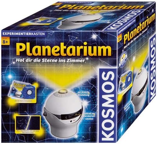 Kosmos 676810 Planetarium, HOL dir die Sterne ins Zimmer, Projektor mit 2 auswechselbaren Sternkarte