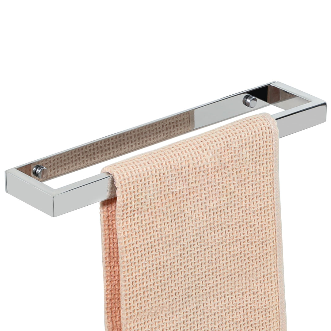 SAYAYO Handtuchhalter Ohne Bohren 30CM Handtuchstange Ohne Bohren Selbstklebend oder Zum Bohren Poli