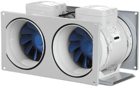Silenced Fan Blauberg BI-Turbo 12,5cm + cable - 280m³/h
