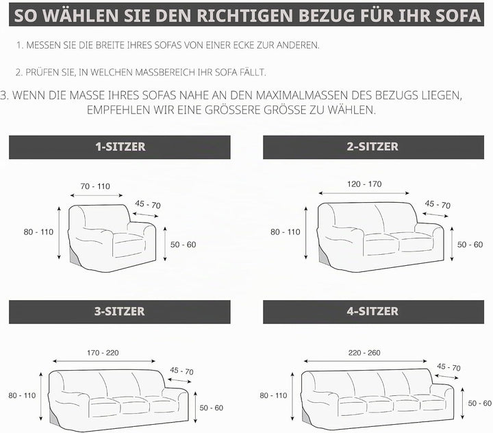 Martina Home Tunez, elastischer Sofabezug 3 Plätze 3 Plazas (180-240 cm) Senf Senf 3 Plätze, Senf 3