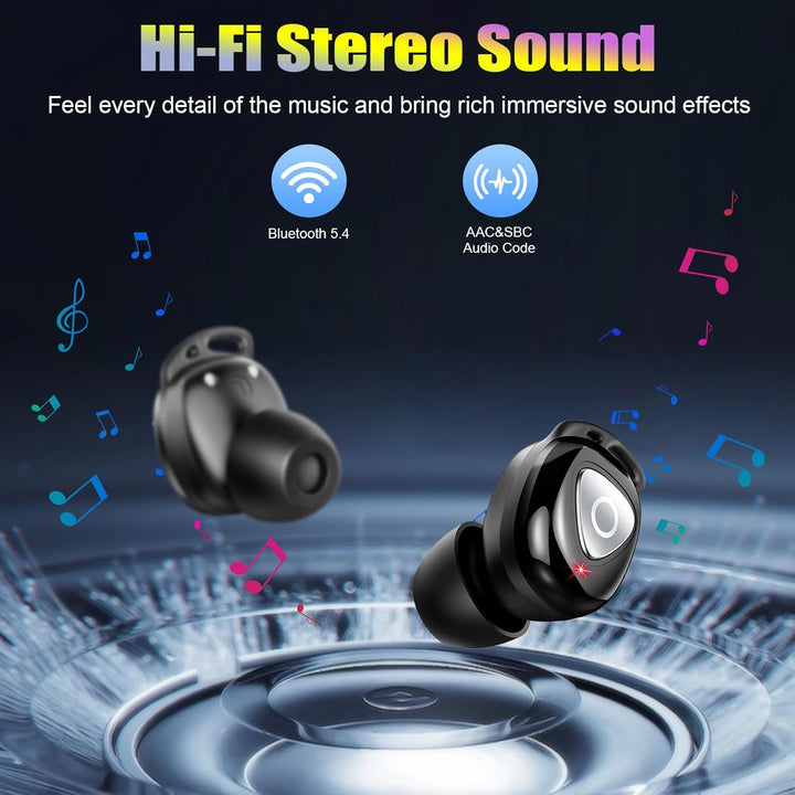 Bluetooth Kopfhörer, 2026 In Ear Kopfhörer Kabellos Bluetooth 5.4 mit 4 ENC Noise Cancelling Mic, St