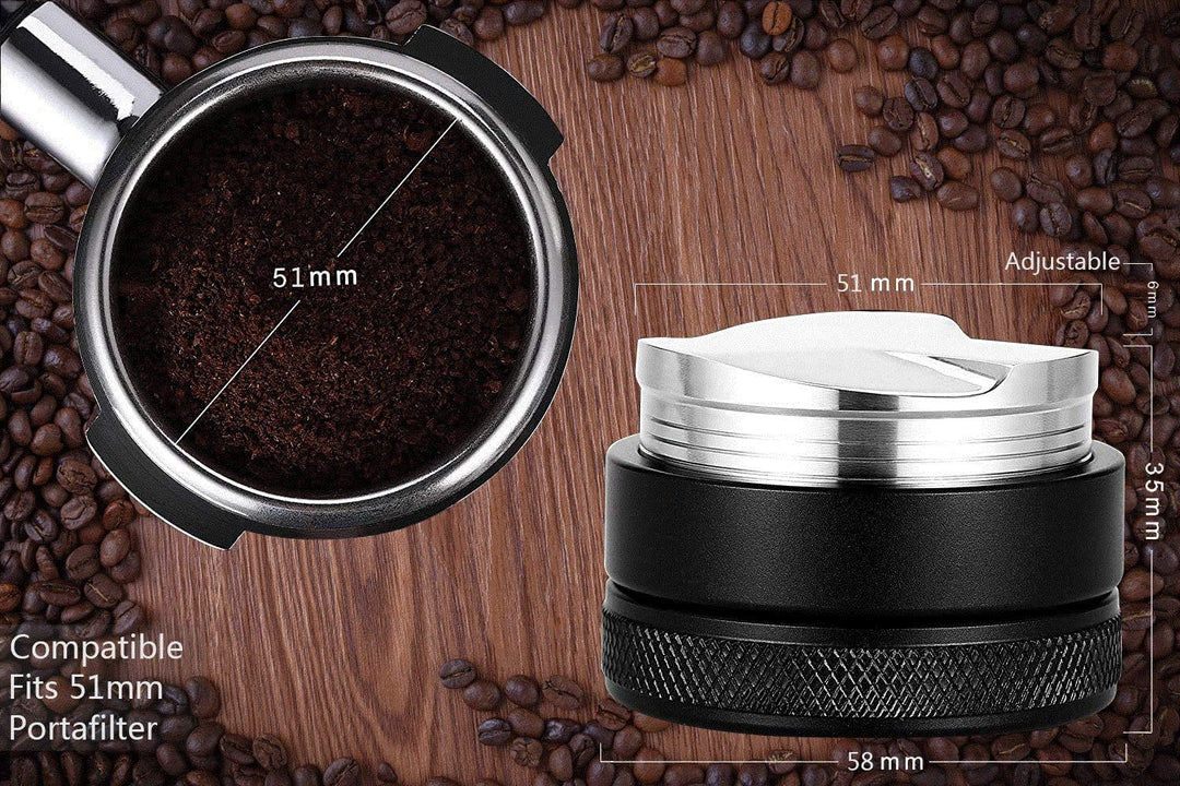 NEOUZA Kaffeeverteiler 51 mm, Kompatibel Mit Delonghi EC680/EC685 Siebträger, Espressoverteiler, 51