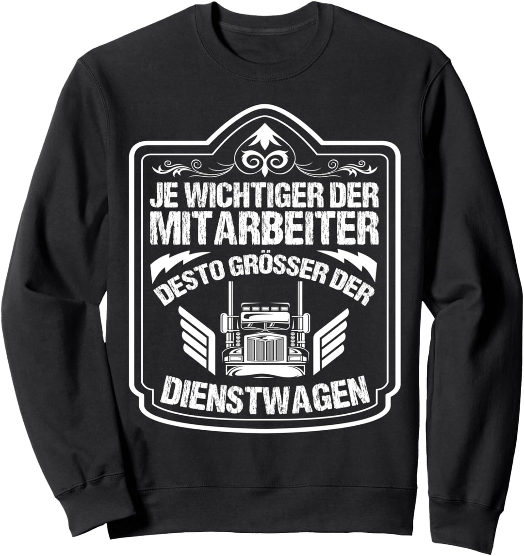 LKW Fahrer Brummi Kraftfahrer Namensschild LKW Zubehör Sweatshirt