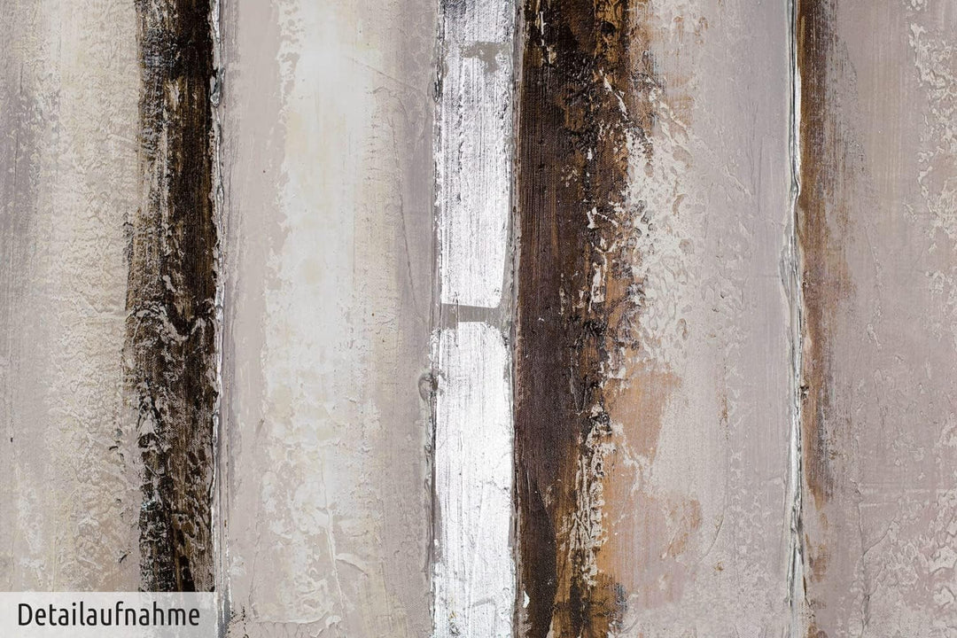 KunstLoft Leinwandbild | 100% HANDGEMALT | 150x50cm | Gemälde &