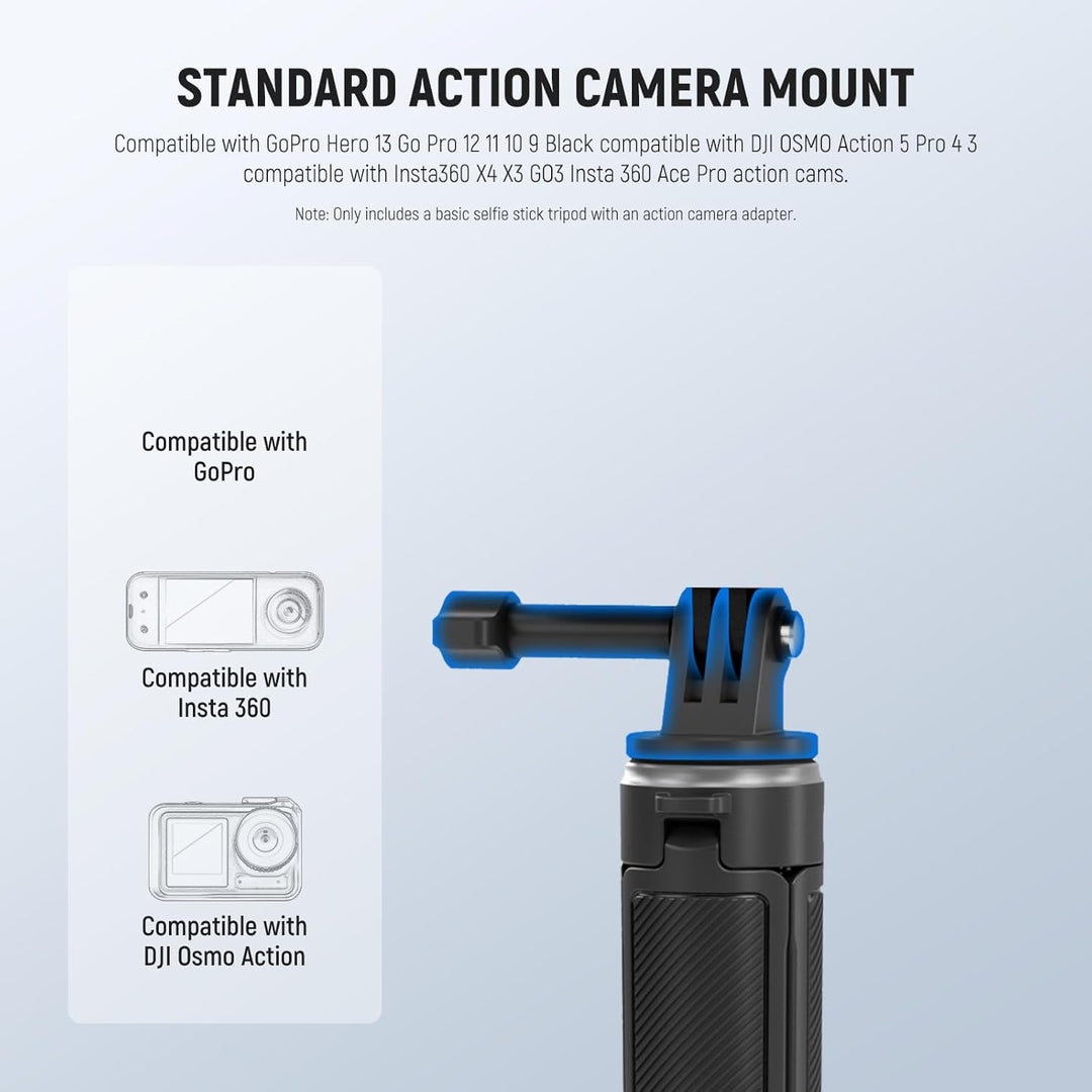 NEEWER Basic Selfie Stick Stativ für DSLR Actioncams & Webcams Mini Vlogging Tischstativ kompatibel