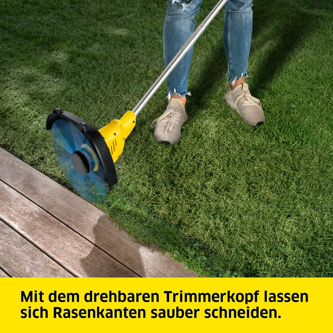 Kärcher 18V Akku-Rasentrimmer LTR 18-25, Schnittgeschwindigkeit: 9.500 U/min, Schnittkreisdurchmesse