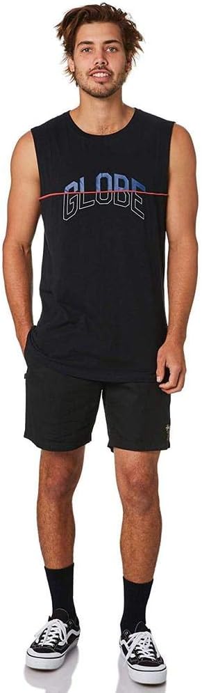 Globe Herren Curve Ball Muscle Unterhemd XS Schwarz, XS Schwarz