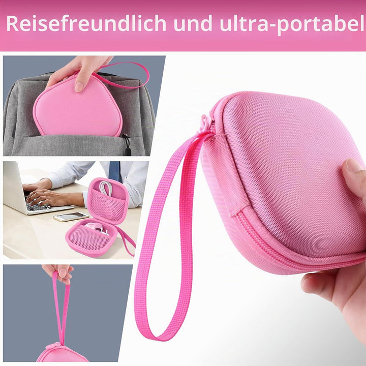 co2CREA Hart Tragbare Schutzhülle Etui Tasche für Anker MagGo 3-in-1 Kabellose Ladestation MagSafe-K