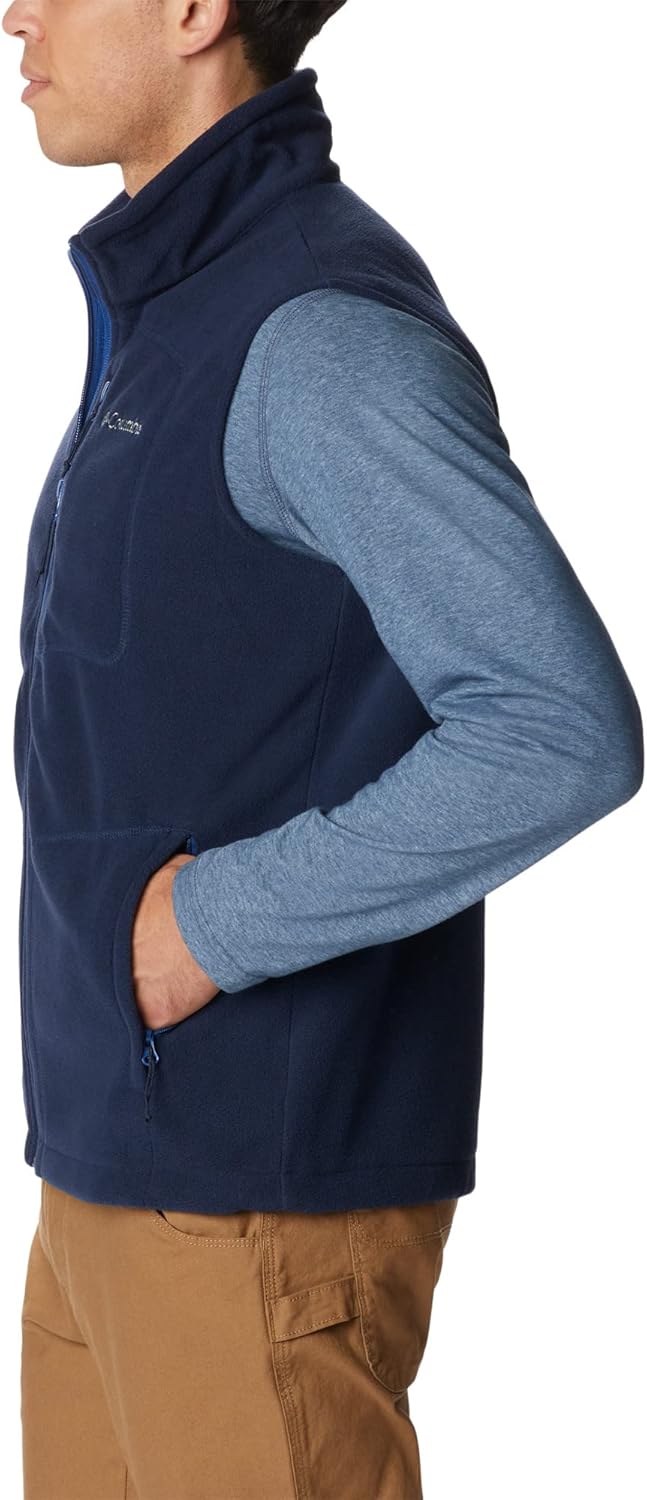 Columbia Herren Fast Trek Fleece Vest Fleeceweste Weste M Collegiate Navy, Weste M Collegiate Navy