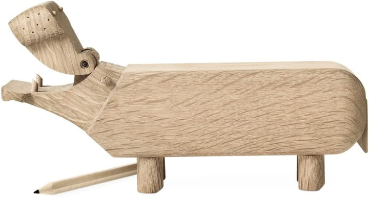 Kay Bojesen Flusspferd Figuren 9 cm Holzfiguren Weihnachtsdekoration, Holz 21 x 21 x cm Flusspferd,