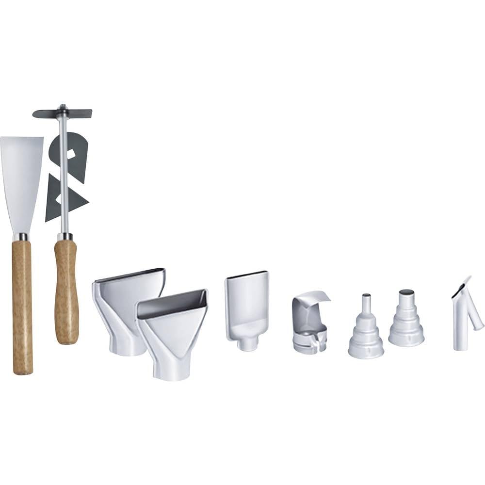 Steinel 75569 Heissluft Zubehör-Set 12 tlg. im Koffer, Farbschaber, Breistrahldüse, Reflektordüse, R