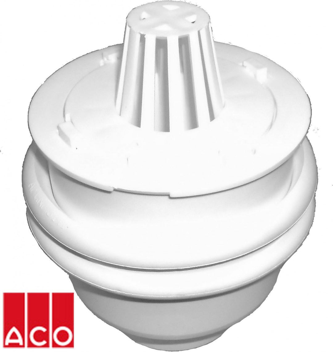 ACO Entwässerungsanschluss Geruchsverschluss Siphon 35565 für Lichtschacht oder Entwässerungsrinne