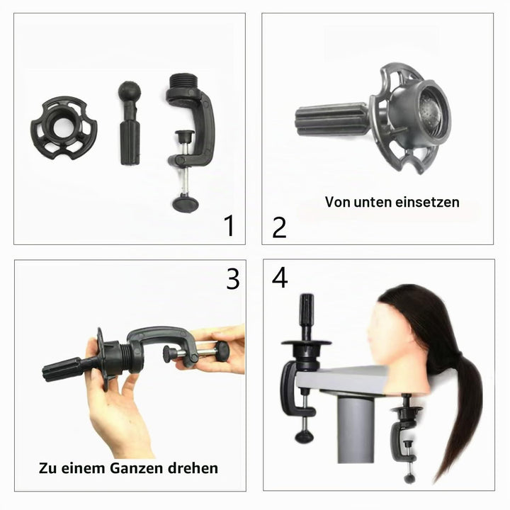 Trainingsköpfe Mannequin Kopf Haar Styling Manikin Kosmetologie Puppenkopf Synthetische Haar Frisier