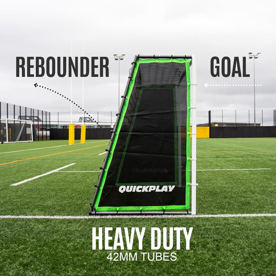 QUICKPLAY Tekkers GS Trainer 3-in-1: Rebounder und 7x5' Tor für kraftvolles Üben Grosses, ultrarespo