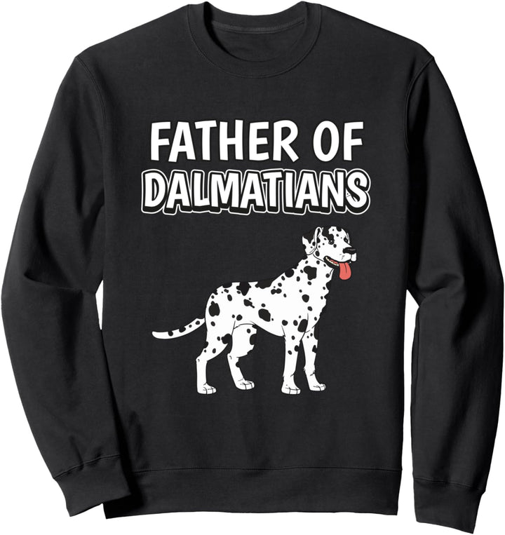 Herren Jungen Father Of Dalmatians Papa Vatertag Dalmatiner Sweatshirt